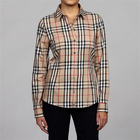 burberry plaid shirt womens free shipping|Burberry men's shirts outlet.